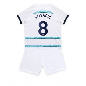 Chelsea Mateo Kovacic #8 Bortedraktsett Barn 2022-23 Kortermet (+ Korte bukser)